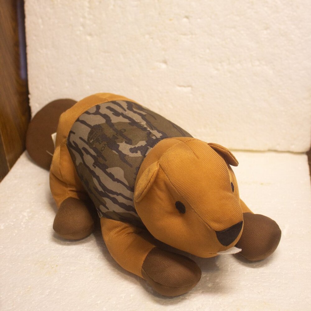 Mossy Oak Camouflage Beaver Plush Stuffed Animal Toy